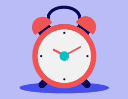  An alarm clock